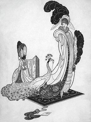 Train Digital Art - Leon Bakst Style Illustration by Alan Olde