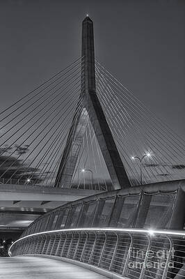 Striking Bridge at Dusk Wall Art