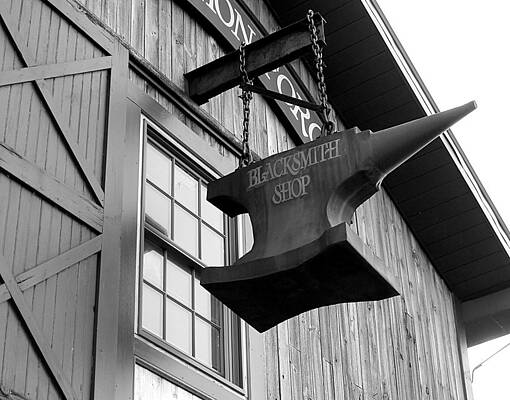Historical Wall Art featuring the photograph Lewes - Blacksmith Shop by Richard Reeve