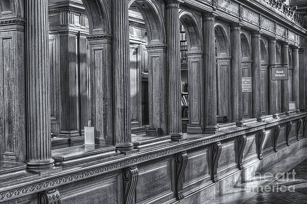 Wall Art featuring the photograph Library Book Return II by Clarence Holmes