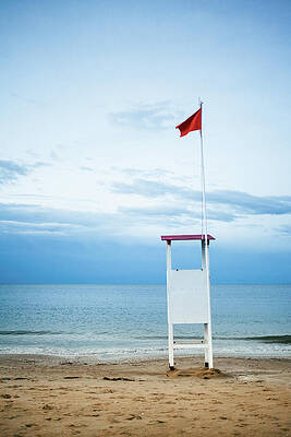 Wall Art featuring the photograph Lifeguard Tower by Deimagine