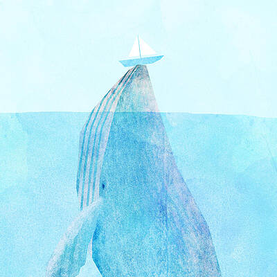 Boat on Whale's Back Wall Art