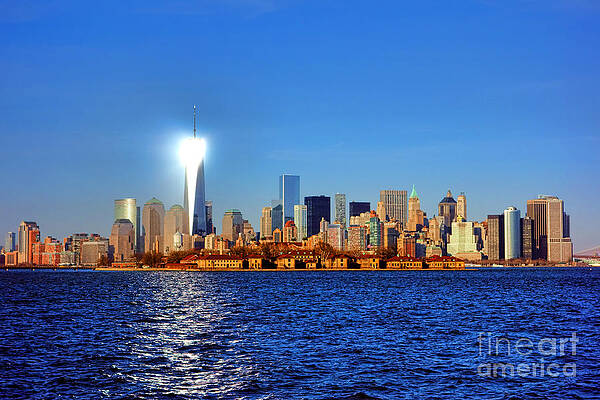 New York City Skyline at Dusk Photograph