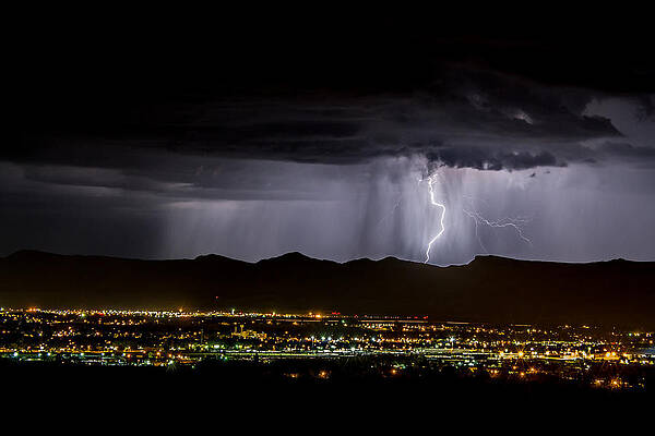 Nature Photograph - Lightning 1 by Jeff Stoddart