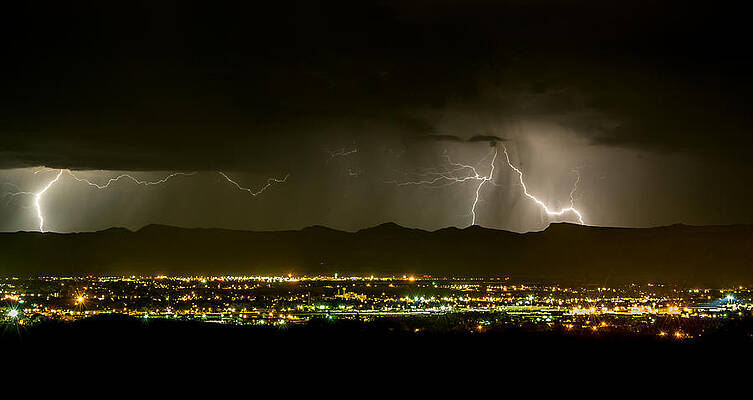 Nature Photograph - Lightning 2 by Jeff Stoddart