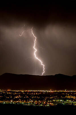 Nature Photograph - Lightning 3 by Jeff Stoddart