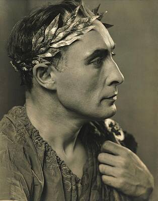 Crown Wall Art featuring the photograph Lionel Atwill As The Shavian Caesar In 'caesar by Edward Steichen