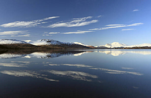 Reflection Wall Art featuring the photograph Loch Lomond Reflection by Grant Glendinning