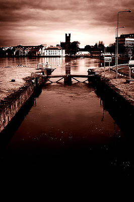 Water Wall Art featuring the photograph Lock Gates Salmon by Mark Callanan