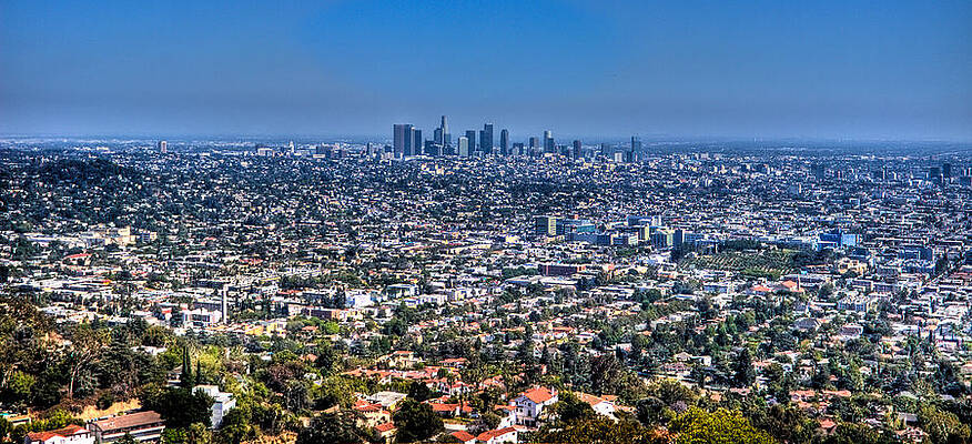 Wall Art featuring the photograph Los Angeles by Jonny D
