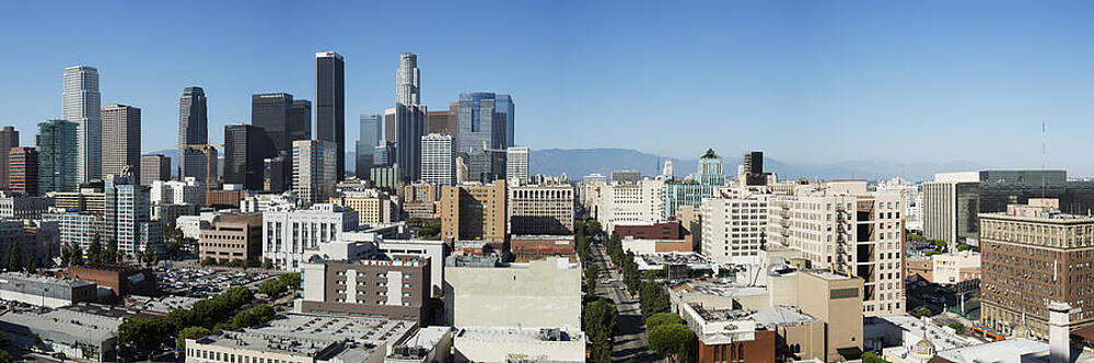 Los Angeles Wall Art featuring the photograph Los Angeles View North by Kelley King