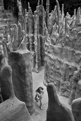 Mary Lee Photograph - Lost In A Black And White Dream by Mary Lee Dereske