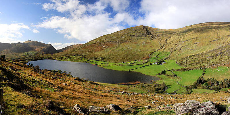 Water Wall Art featuring the photograph Lough Brin by Mark Callanan