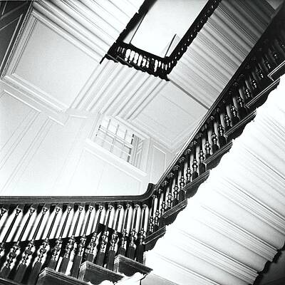 Staircase Photograph - Low Angle View Of Staircase by Tom Leonard