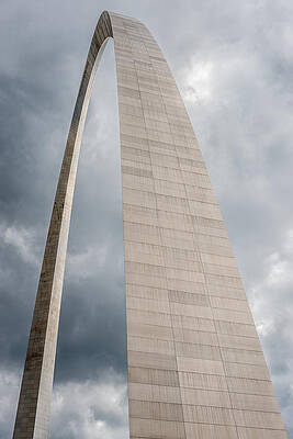 National Wall Art featuring the photograph Dark Arch - Gateway Arch Photograph by Duane Miller