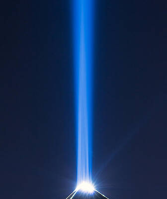 Sky Wall Art featuring the photograph Luxor Sky Beam by Nicholas Blackwell