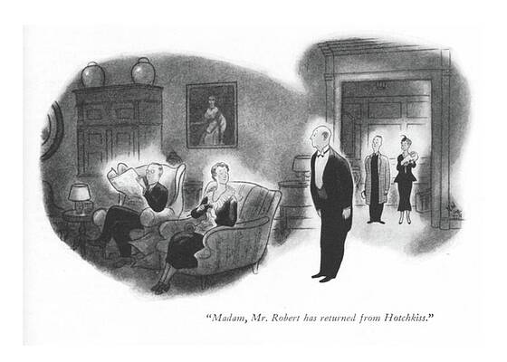 Dad Drawing - Mr. Robert Has Returned by Ned Hilton