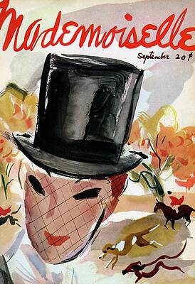 Fashionable Masked Figure in Top Hat Wall Art