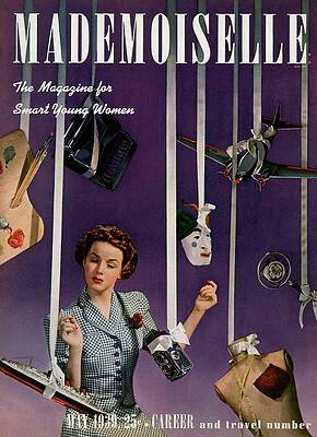 Mademoiselle Magazine Cover Wall Art