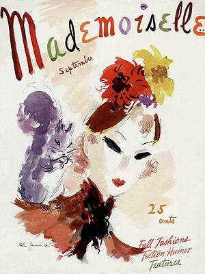 Mademoiselle September Cover Wall Art