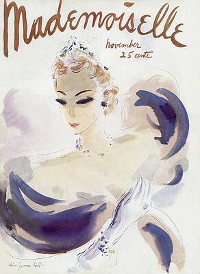 Mademoiselle Magazine Cover Illustration Photograph