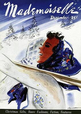 Vintage Winter Mademoiselle Cover Photograph