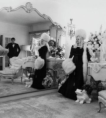 Elegant Woman in Luxurious Room Wall Art