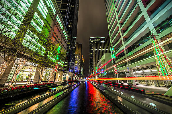 America Photograph - Main Street Square Christmas by David Morefield