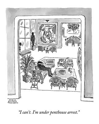 Under Penthouse Arrest Drawing