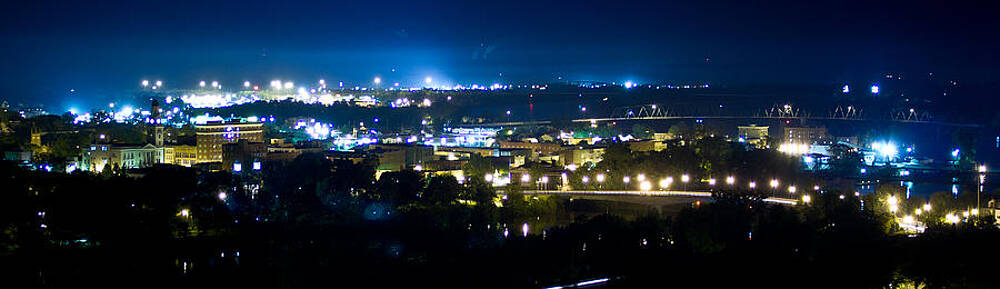 Ohio Wall Art featuring the photograph Marietta Cityscape by Jonny D