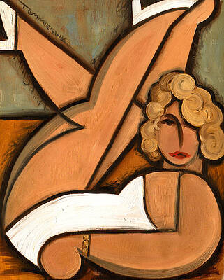 Wall Art featuring the painting Marilyn Monroe Photo Shoot Art Print by Tommervik