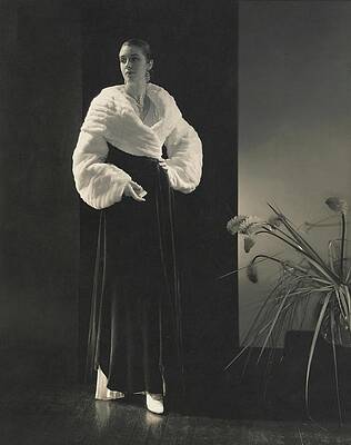 Growth Wall Art featuring the photograph Marion Morehouse In A Vionnet Dress by Edward Steichen