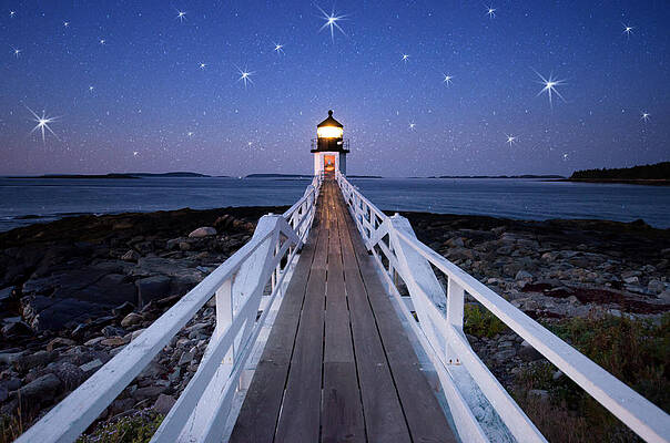 Wall Art featuring the photograph Marshall Point Lighthouse by Crystal Wightman