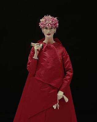 Mary Jane Russell in Red Coat Wall Art