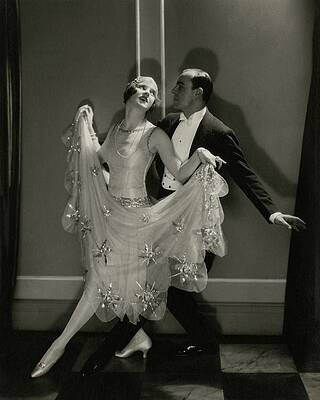 Elegant Ballroom Dance Couple Photograph