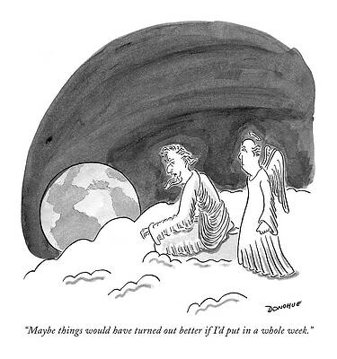 John Donohue Wall Art featuring the drawing Maybe Things Would Have Turned Out Better If I'd by John Donohue