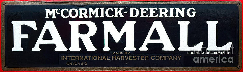 McCormick-Deering Farmall Vintage Sign Wall Art