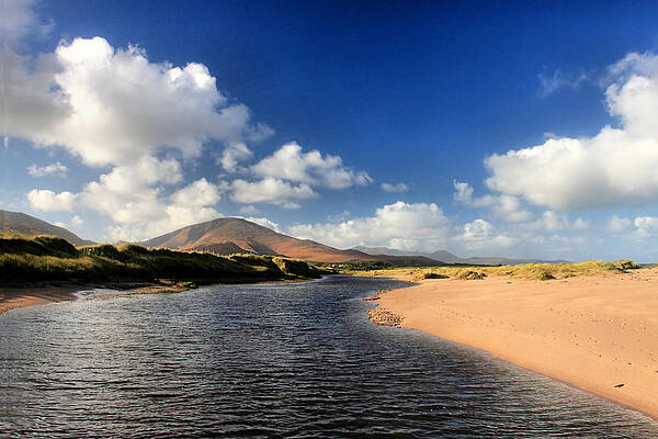 Water Wall Art featuring the photograph Meennascarty River Mouth by Mark Callanan