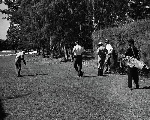 Classic Golf Game in Progress Photograph