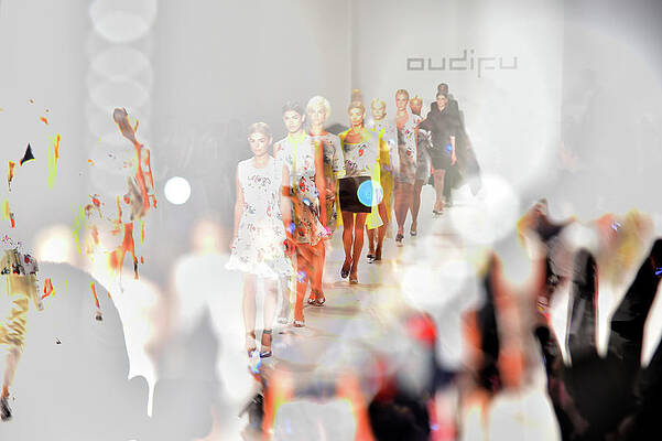 Wall Art featuring the photograph Mercedes-benz Fashion Week Spring 2015 by Andrew H. Walker