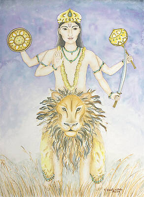 Hindu Astrology Painting - Budha Mercury by Srishti Wilhelm