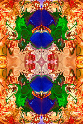 Washington Wall Art featuring the digital art Merging Consciousness With Abstract Artwork By Omaste Witkowski by Omaste Witkowski
