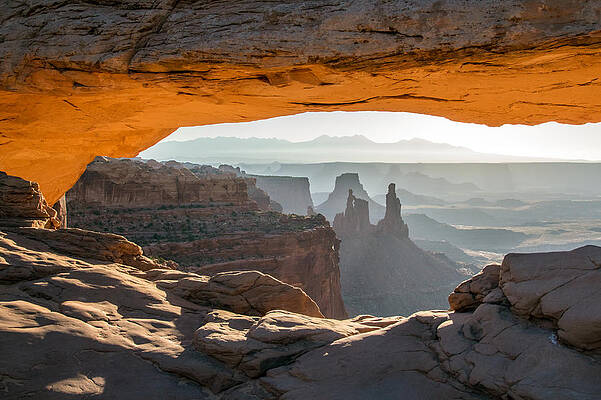 Sky Wall Art featuring the photograph Mesa Arch Morning View by Nicholas Blackwell