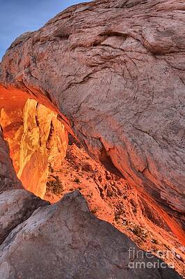 Wall Art featuring the photograph Mesa Arch Portrait by Adam Jewell