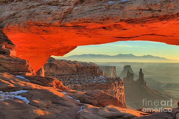 Wall Art featuring the photograph Mesa Frame by Adam Jewell