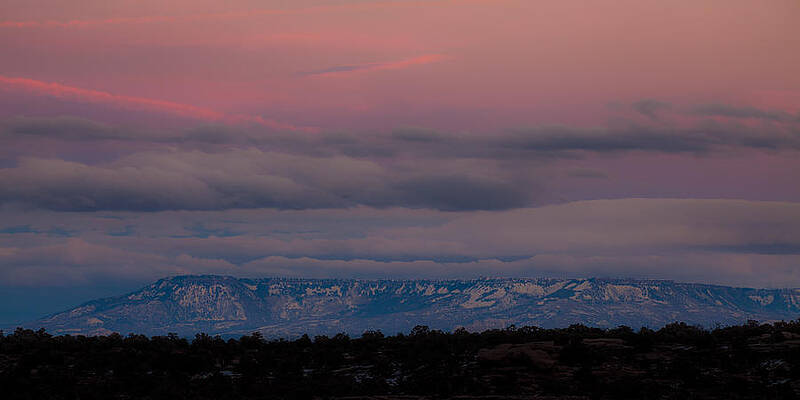 Color Wall Art featuring the photograph Mesa Sunset by Jeff Stoddart