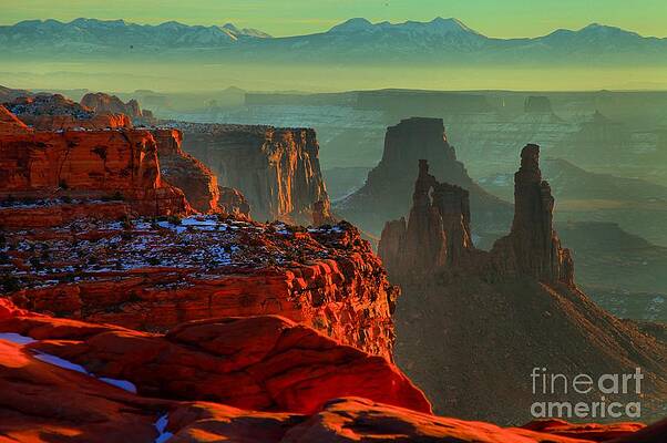 Wall Art featuring the photograph Mesa Valley by Adam Jewell
