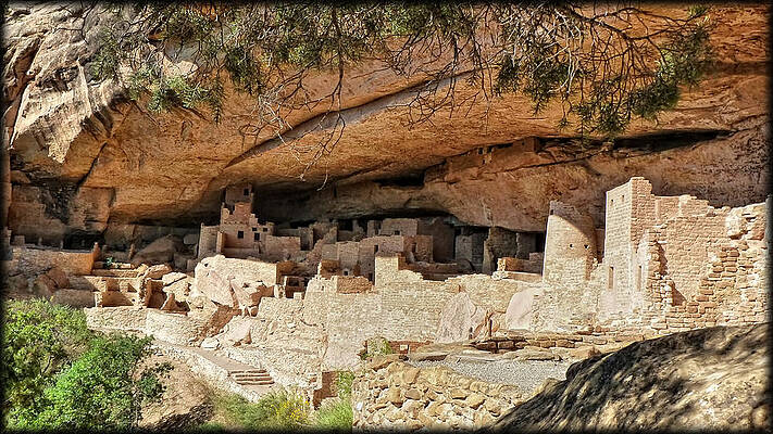 Colorado Photograph - Mesa Verde Dwelling by Ghostwinds Photography