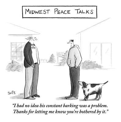 Peace Drawing - Midwest Peace Talks by Julia Suits