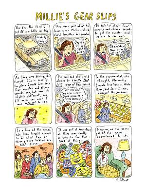 Millie's Gear Slips Comic Strip Drawing